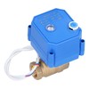 Electric Ball Valve BSP Brass Motorized Mini DN15 1/2in DC12V