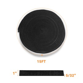 Onlyfire Hi Temp BBQ Smoker Gasket Self Stick, 15 FT, Fits for Kamado Smokers Grills Like Big Green Egg, Kamado Joe, Pit Boss, Louisiana, Grill Dome