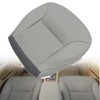 NLQR Front Driver Side Bottom, Perforated Replacement Seat Cover Gray