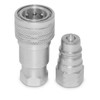 1/4” Ag ISO 5675 Hydraulic Quick Connect Coupler Set, 3/8"
