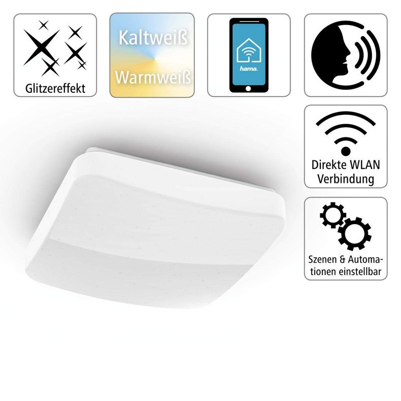 Hama Wi-Fi LED Ceiling Lamp / Ceiling Light