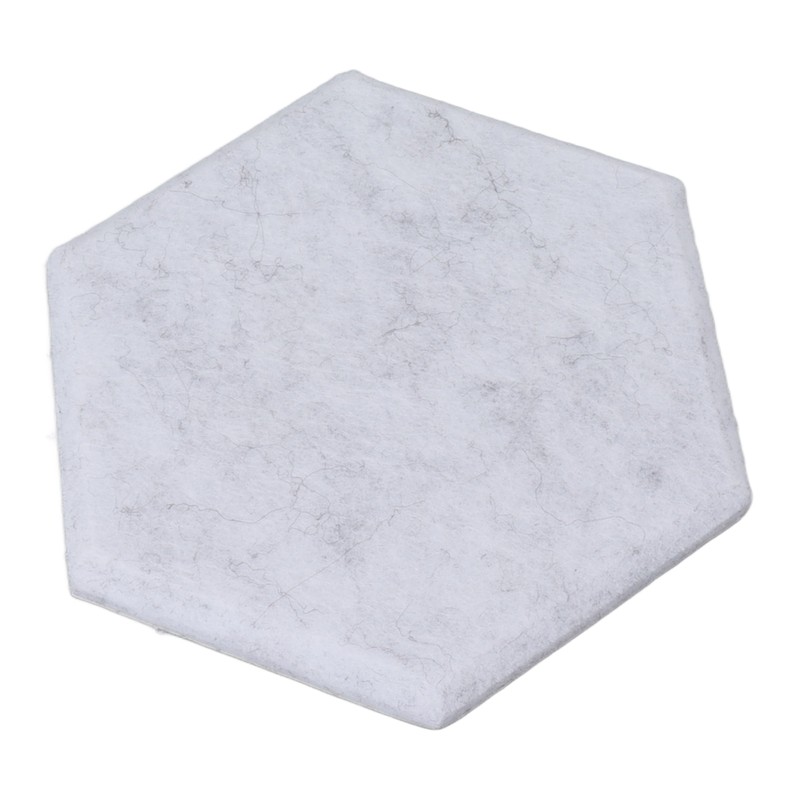 12PCS Hexagon Acoustic Panels High Density Sound Absorbing Panels Sound
