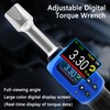 Adjustable Digital Torque Wrench, Hvac Torque Wrench 5-99.6Ft-lbs/6.8-135Nm