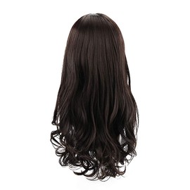 huruuiggu Long Princess Cut Glance Punch Bangs Natural Small Face Effect Everyday Cute Lolita Princess High Quality Heat Resistant Hair -