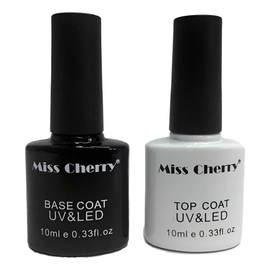 Base Y Top Coat Miss Cherry Uvled Duo De 10ml