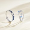 083BASE | PAIRING 925 SILVER WHALE & BUTTERFLY MOtif Blue