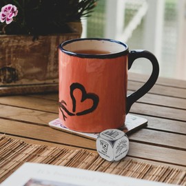 UNICRAFTALE Weekend Activity Dice 1 Set Stainless Steel Daily Activity Deciding Dice Gift Leisure Entertainment Dice Band Pull Out Box 16x16x16mm Women Men