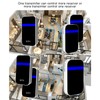 Wireless Doorbell Self-Powered Doorbell Button Kit 4-Speed Adjustable Volume with