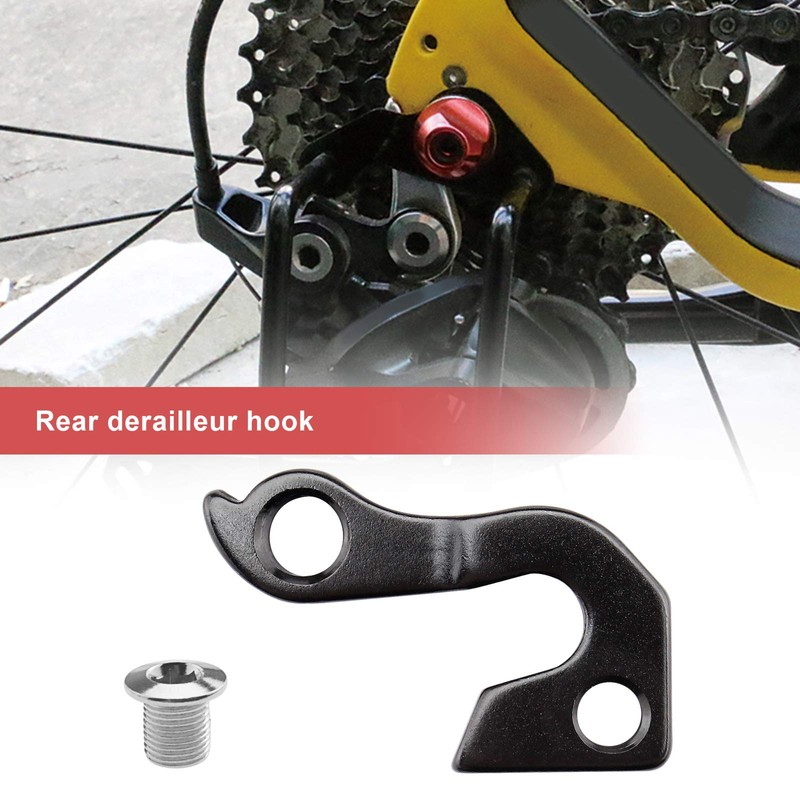 Create idea Derailleur Hanger Rear Derailleur Adapter 2 Pieces Black