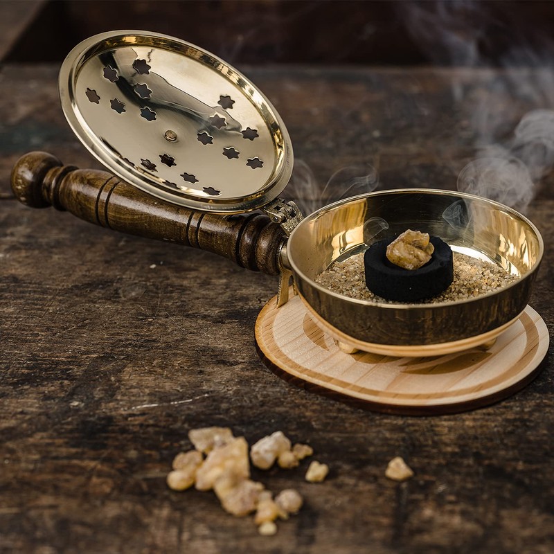 myZirbe Incense Pan Set of 6 – Incense Burner for