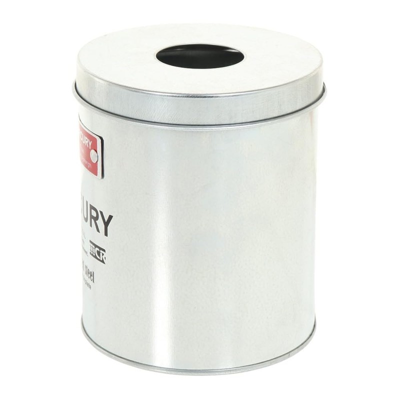 Keystone Mercury ME053936 Tin Sanitary Paper Holder, Galva, Φ4.4 x