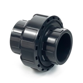 3 '' Inch SCH80 DN32 Union with EPDM O-ring PVC Connector Fitting Coupling Black Socket x Socket