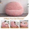 BYBYME 3 in 1 Bean Bag Chairs, Bean Bag Bed