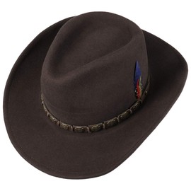Stetson Men's Cowboy Hat Hackberry WoolFelt - brown