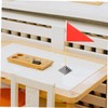 Outanaya 10pcs Small Desk Flag Holders Durable Flag Stands for