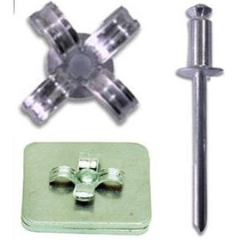 Bryke Fasteners Peel Style Small Head Mill Rivet Pop Rivet 3/16" 50ct