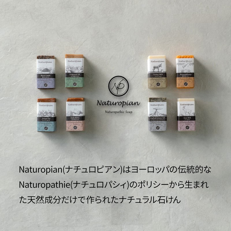 naturopian Clay & Volcanic Ash Soap, 2.1 oz (60 g)