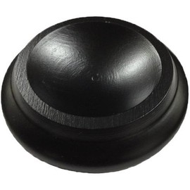 Hardwood Piano Caster Cups, Set of 3 - Ebony