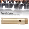 Bubbling Fountain Nozzle Brass Foam Pond Sprinkler for Garden Parks