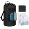 WELIDAY Laundry Bag Backpack with Shoulder Straps and Mesh Pocket