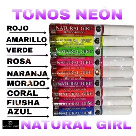 Natural Girl Gama Completa Delineadores De Colones Neón Natural Girl 9 Pz