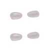 NicelyFit Clear Clip-on Nose Pads for Oakley Glass Frames Keel