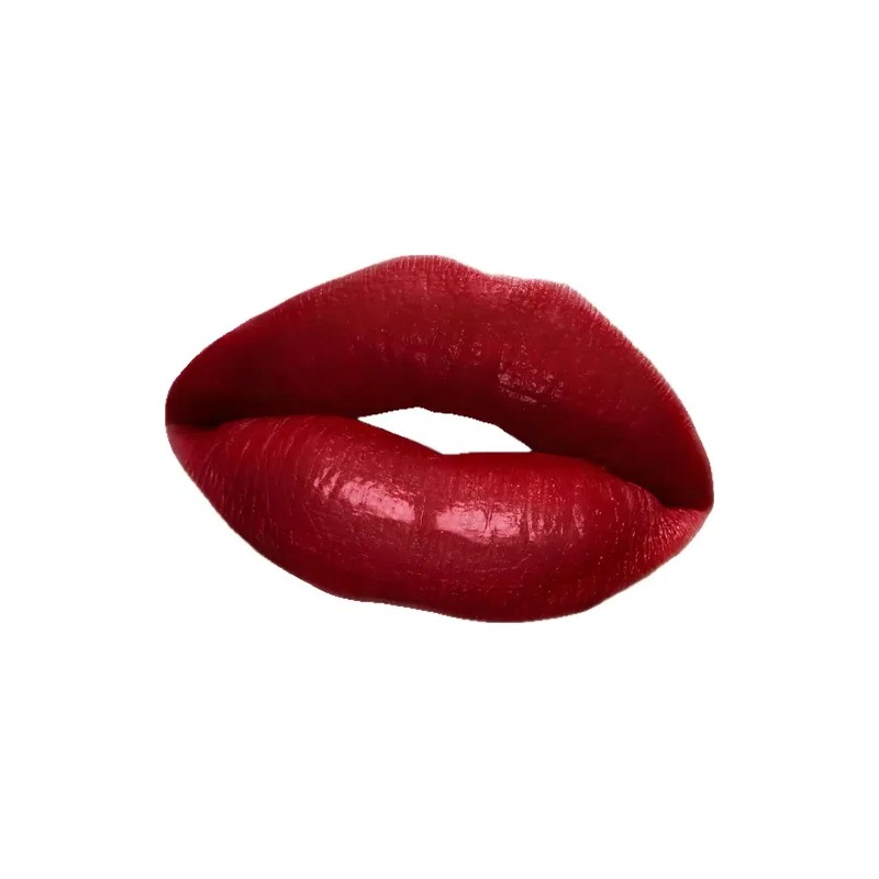 Labial Ésika Dúo Tattoo Colorfix color pimienta caliente satinado