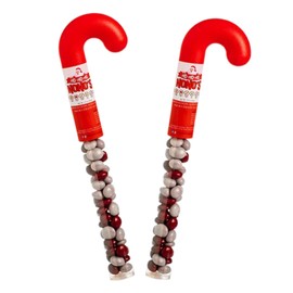 No Whey Foods - Choco NoNo's Candy Cane Tube - 2 pack - Plant Based, Dairy Free, Peanut Free, Nut Free, Gluten Free, All Natural