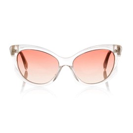 Emilio Pucci EP0049 Sunglasses - Ivory Frame, Gradient Or Mirror Violet Lenses, 58 mm EP00495825Z
