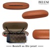 BELESI Glasses Case Hard Case with XL Glasses Cleaning Cloth