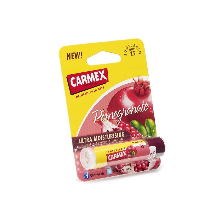 Carmex Carmex Vanilla, Lime & Pomegranate Stick 3-Pieces Mixed Pack