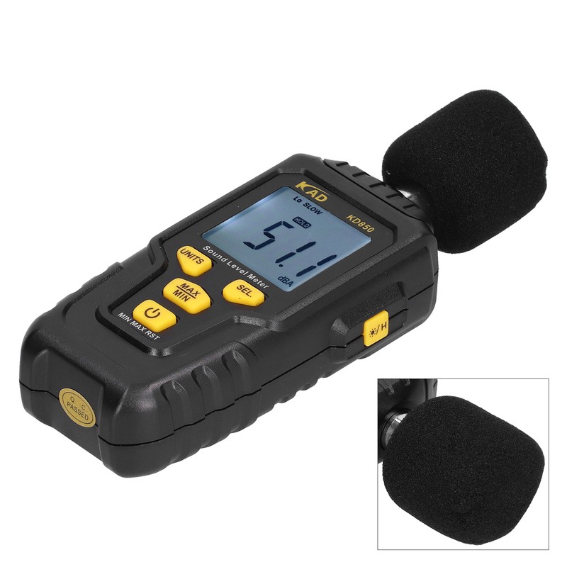 Multifunction Sound Level Meter Decibel Monitor Temperature Tester Environmental InstrumentKD850
