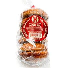 Korjiki, Honey Bread Mini Cookies, Helen Bakery 10 oz | 280 g (Pack of 2)