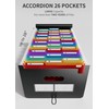 ABC life 26 Pockets Accordian File Organizer Keeper/Expanding Filling Box
