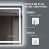 Bathroom Mirror for Wall 24 "x 40" with Front and