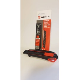 Wrth Wrth Cuttermesser Teppichmesser inkl. 3 Abbrechklingen und 10 zus?tzlichen Abbrechklingen, B00BQWBDHU