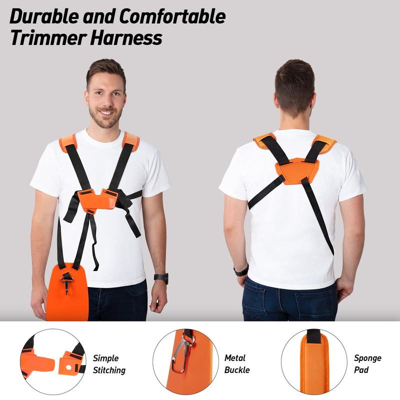 SUNMON Trimmer Shoulder Strap 2 Pack - Weed Eater Strap