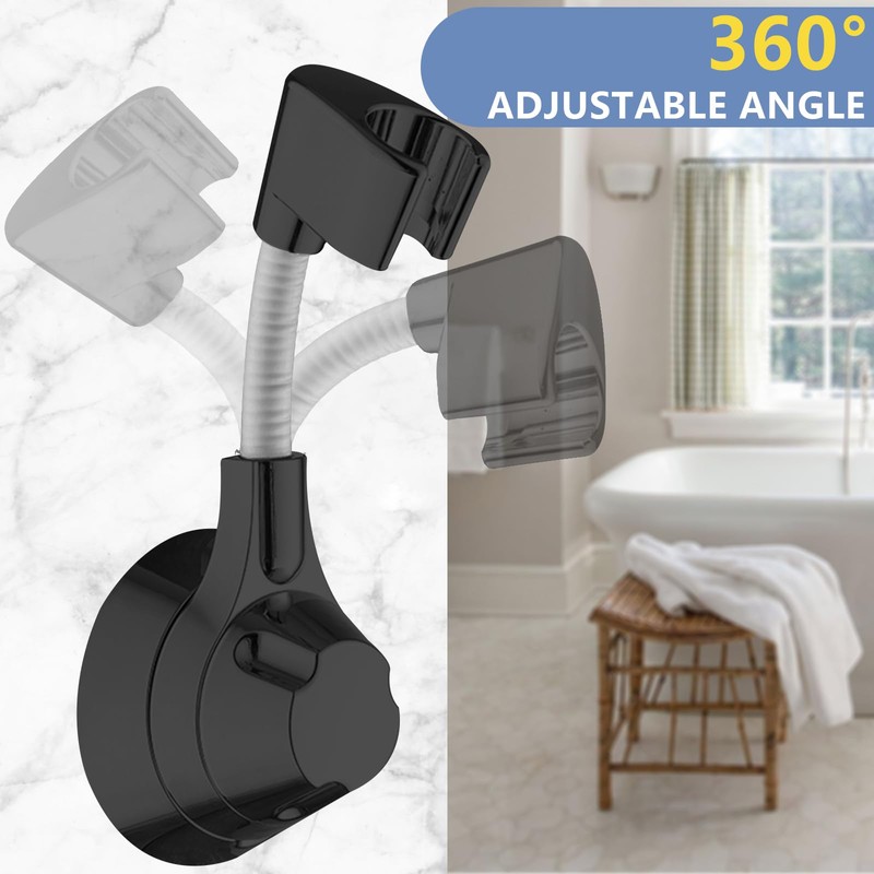 Shower Head Holder Without Drilling, Hand Shower Holder, Universal Shower