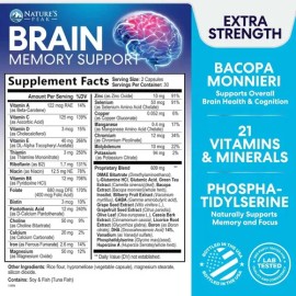 Suplemento De Memoria Cerebral, Neotrópicos De Fuerza 60caps Sin Sabor                                                                                
