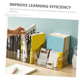 Operitacx Plastic Baskets Pantry Organizer Fridge Shelves Rubbish Clear Storage Bins Swivel Solutions Classroom Organization Bookcase Freezer Organizer Binders Stackable Office Bins Lid