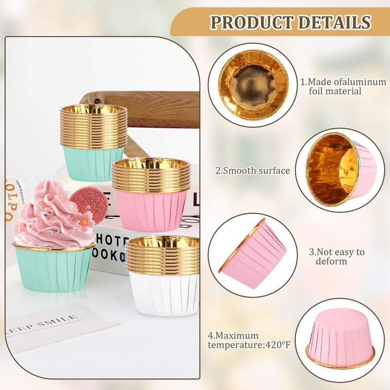 Cupcake Cases for Baking, 150 Pcs Muffin Cases for Baking,