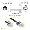 Goobay 68530 Telephone Cable RJ11 Male to RJ45 Male Flat