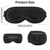 YOUNG WIND Eye Sleep Mask-3D Eye Mask Stereoscopic Design is