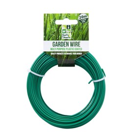 VFM - Garden Wire 20M Plastic Coated Gardening Tools Accessories Gardening Hand Tools Durable Garden Tools Ideal Gardening - 100 Metre Green