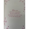 Poppy Hill First Holy Communion Card for Granddaughter, Pink and