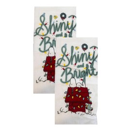 Best Brands Consumer Products Inc. Falling Leaves & Football 100% Cotton Kitchen Towels, 2pk, Perfect for Drying Dishes & Hands, Absorbent, Light Weight, and Adorable