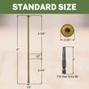 LIONMAX Lag Screws 8 Inch, Structural Wood Screw #14 x