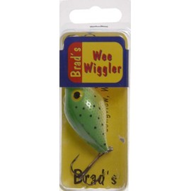 BS Fish BWW-135 Brads Wee Wiggler (Verde/mota)