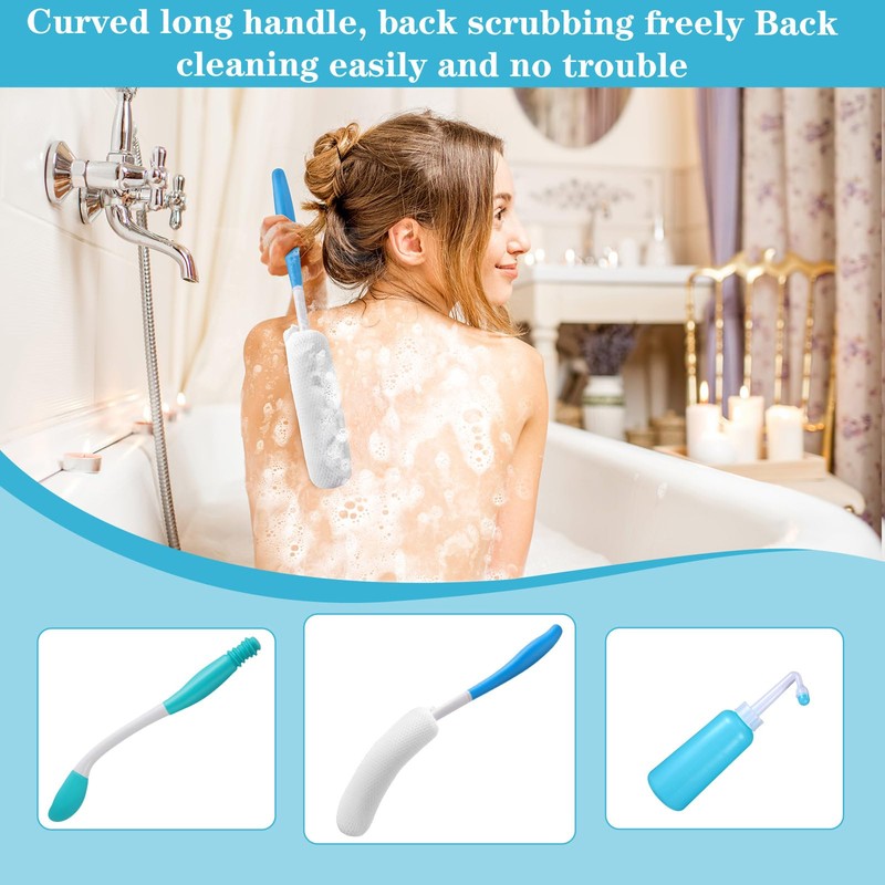Sunnyray 8 Pcs Toilet Aids Kit for Wiping Include 2