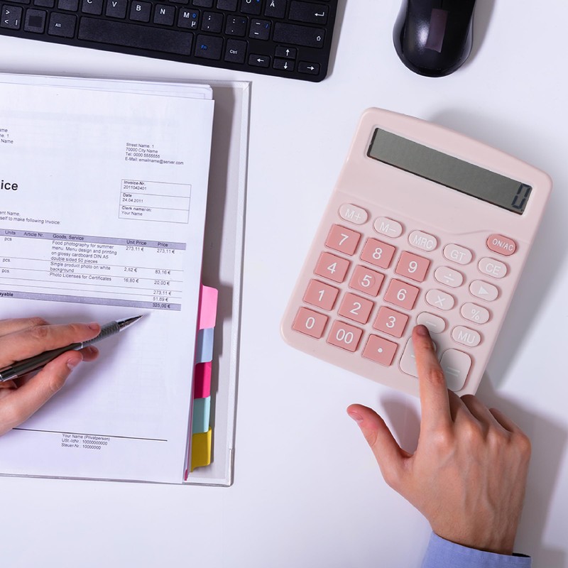 Mr. Pen- Calculator, Pink, Calculators Large Display, Standard Function Calculator,